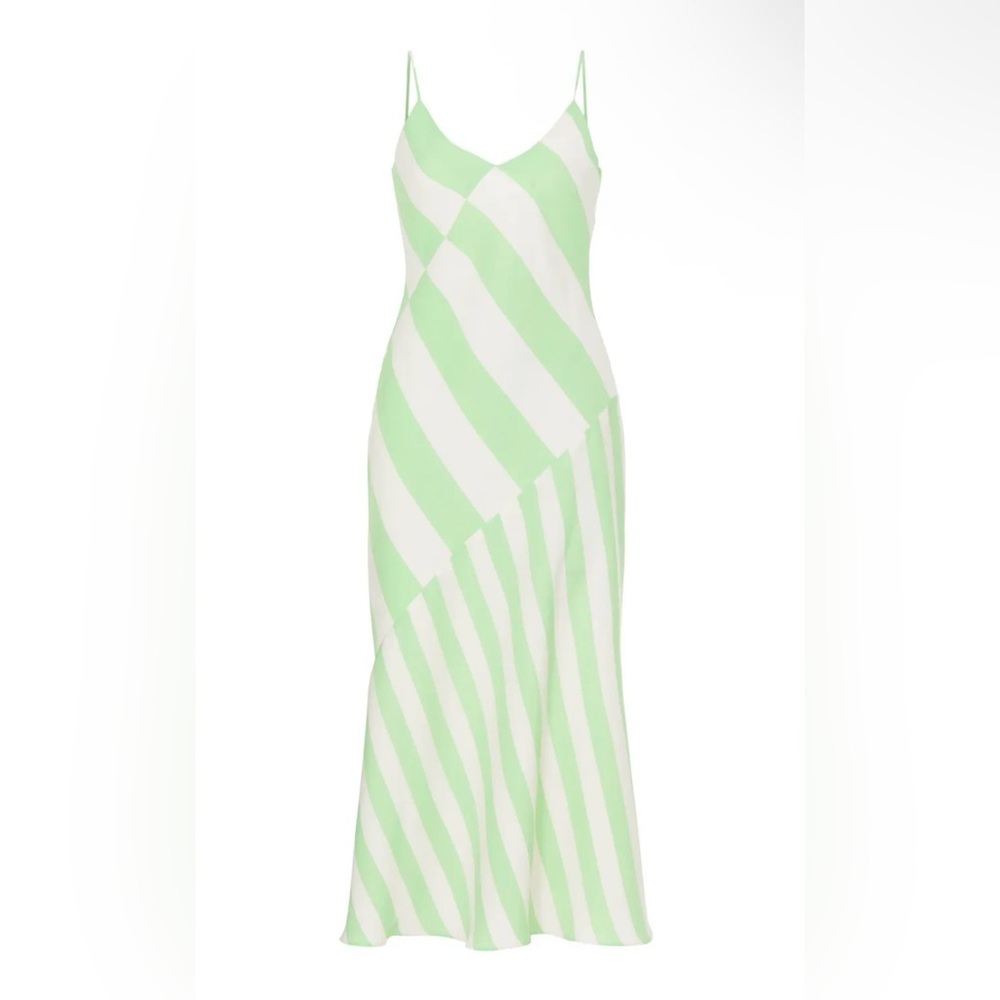 Saunders Mint Imman Striped Dress